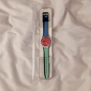 SWATCH Watch Blue/Pink/Green/Orange/Black